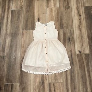 Sheer Lined Sleeveless Dress Size 5/6